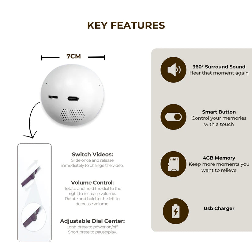Velavor™ Crystal Memory Ball